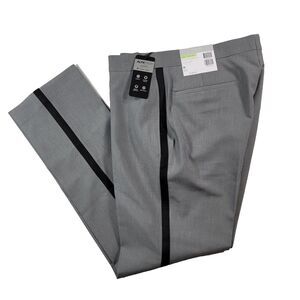 Alfani Slim-Fit Tuxedo Pants Mens 30x30 Grey Stretch $135 NEW